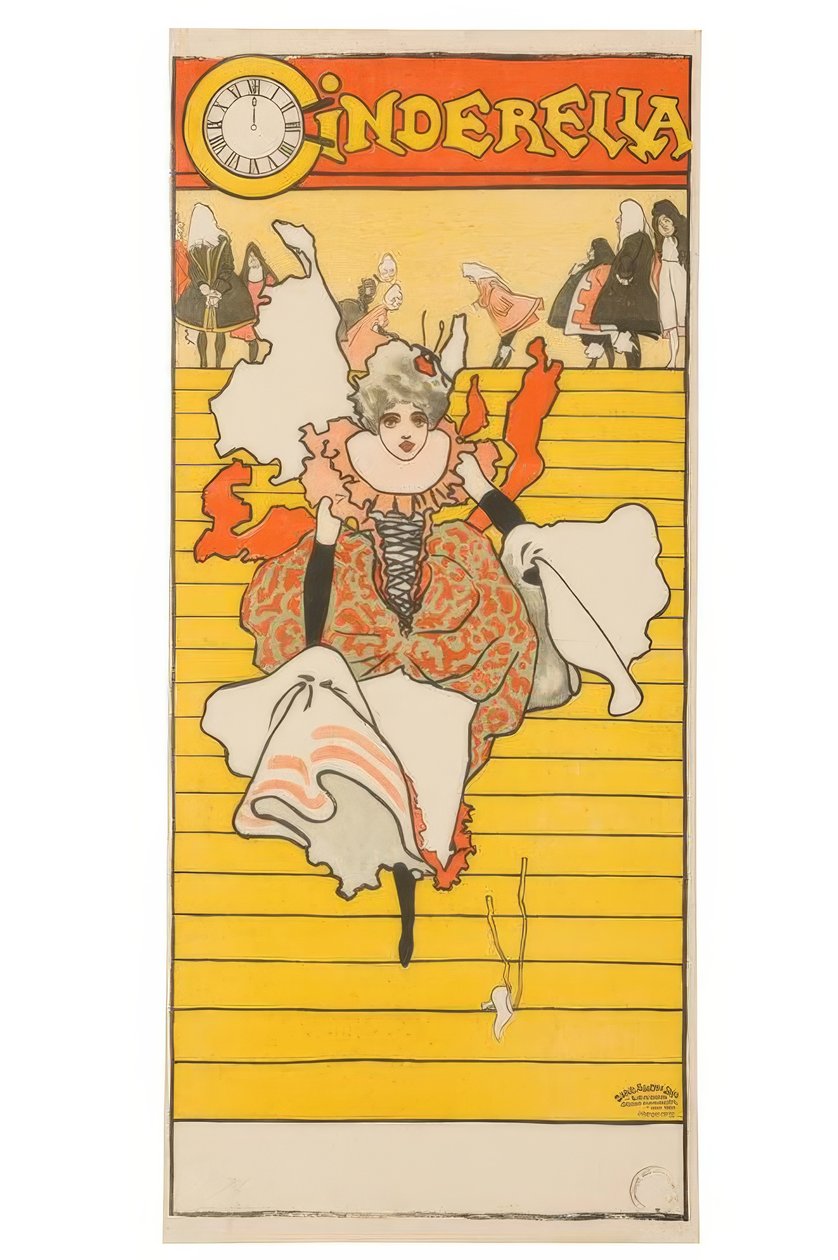 "Cinderella" / J. Hassall / Affiche, ca. 1893-1895 - John Hassall