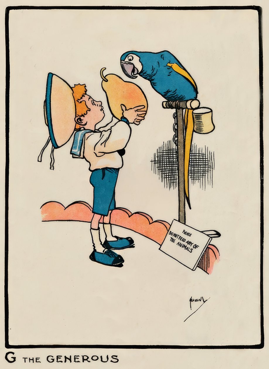 G the Generous / J. Hassall / Dessin, 1903 - John Hassall