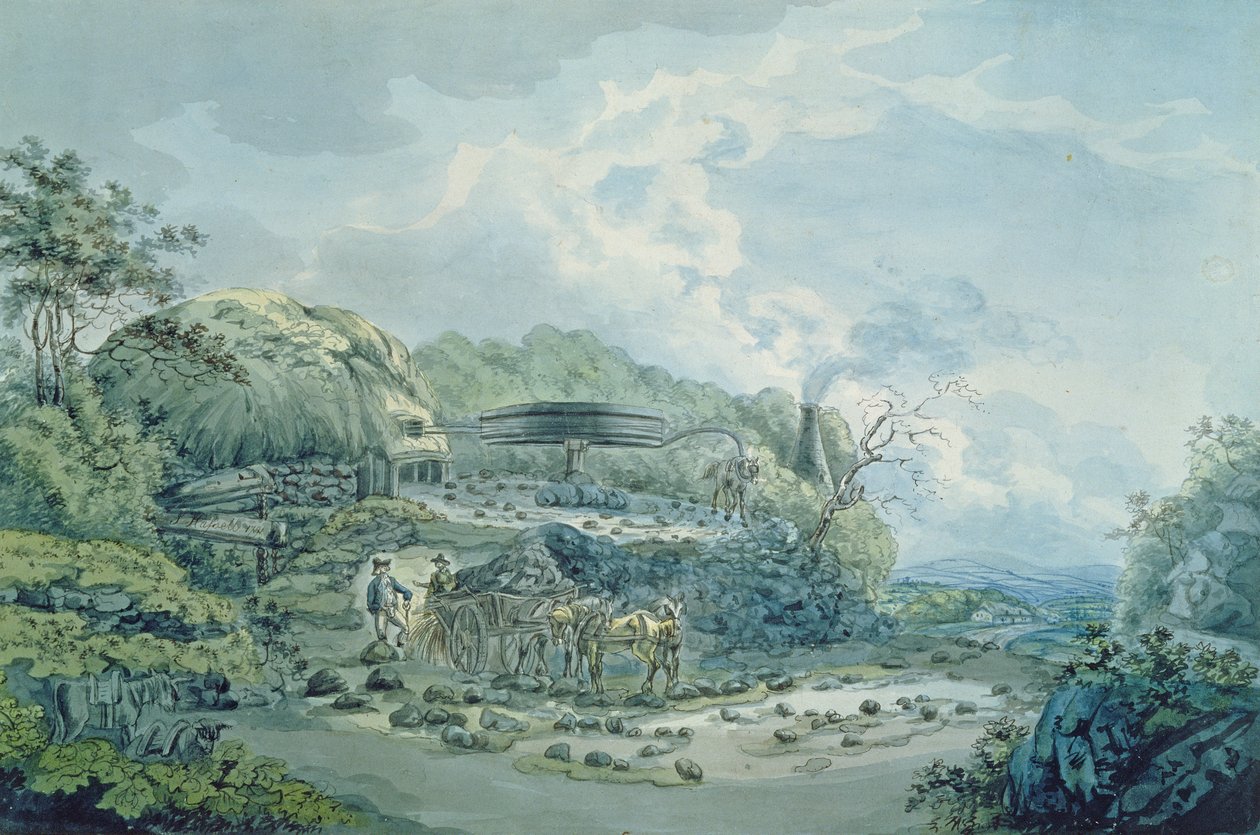 Travaux de charbon, Glamorgan - John Hassell