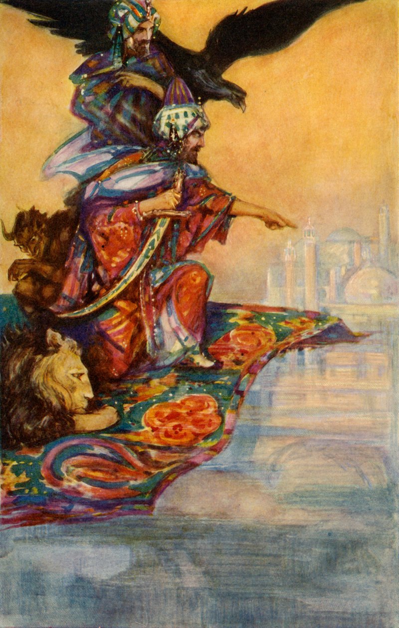 Salomon aperçoit le palais mystérieux, 1928 - John Henry Amshewitz