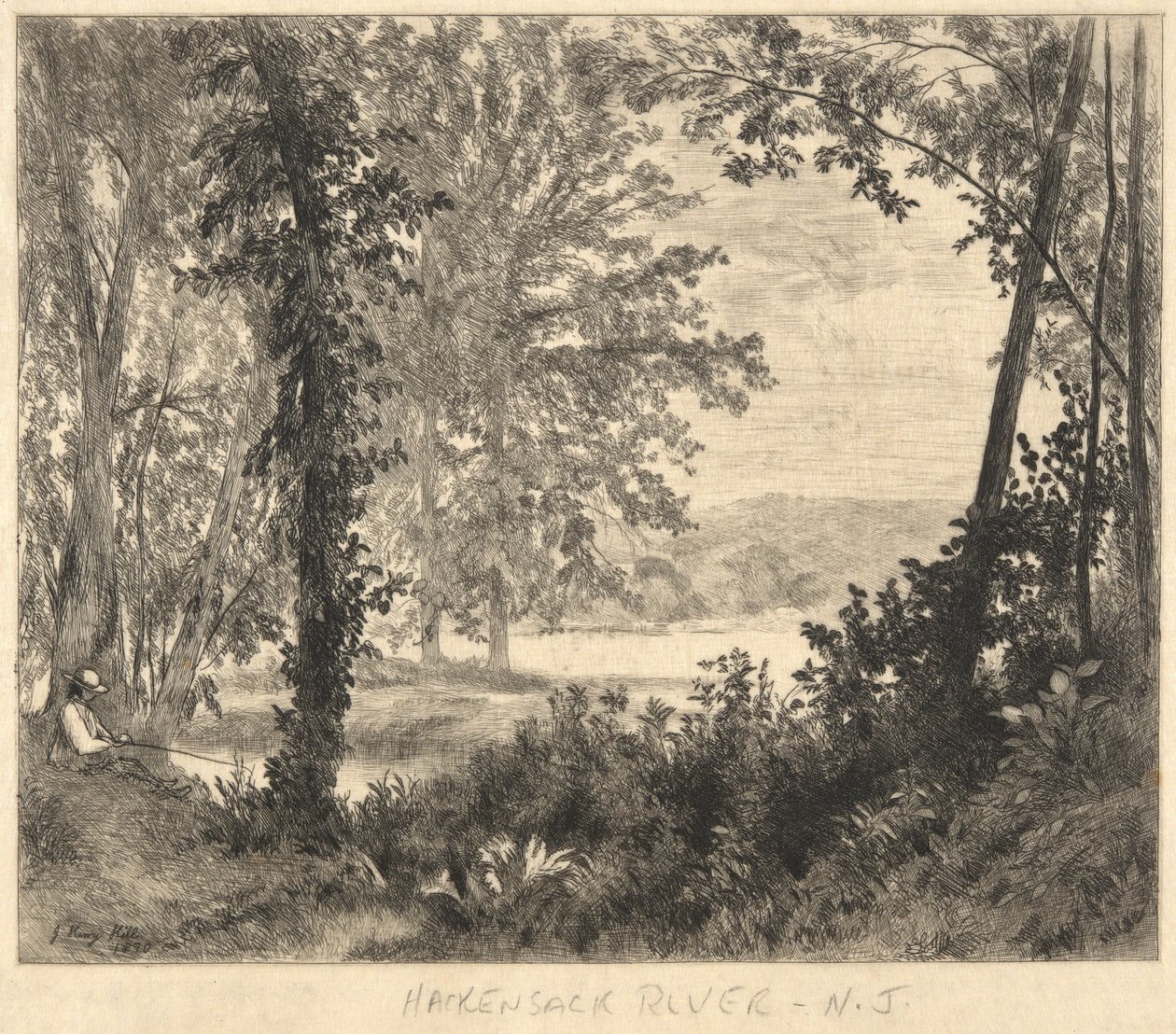 Rivière Hackensack, New Jersey - John Henry Hill