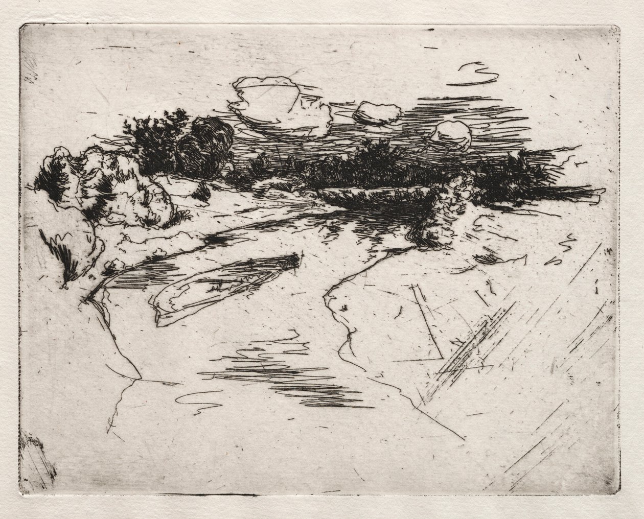 Rivière Miami, près de Cincinnati, Ohio - John Henry Twachtman