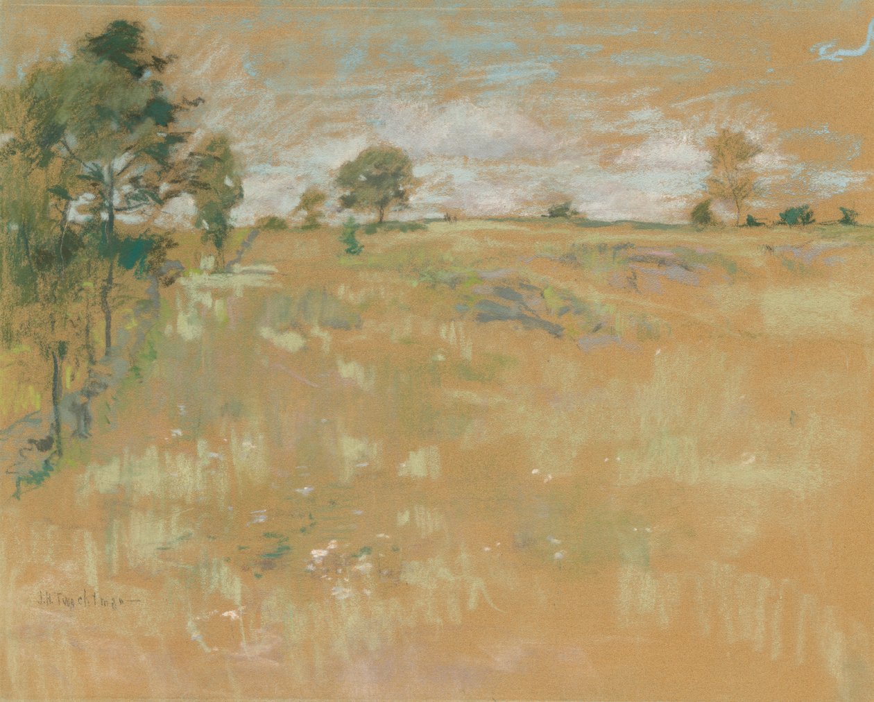 Pâturages, Greenwich, Connecticut, vers 1890-1900 - John Henry Twachtman