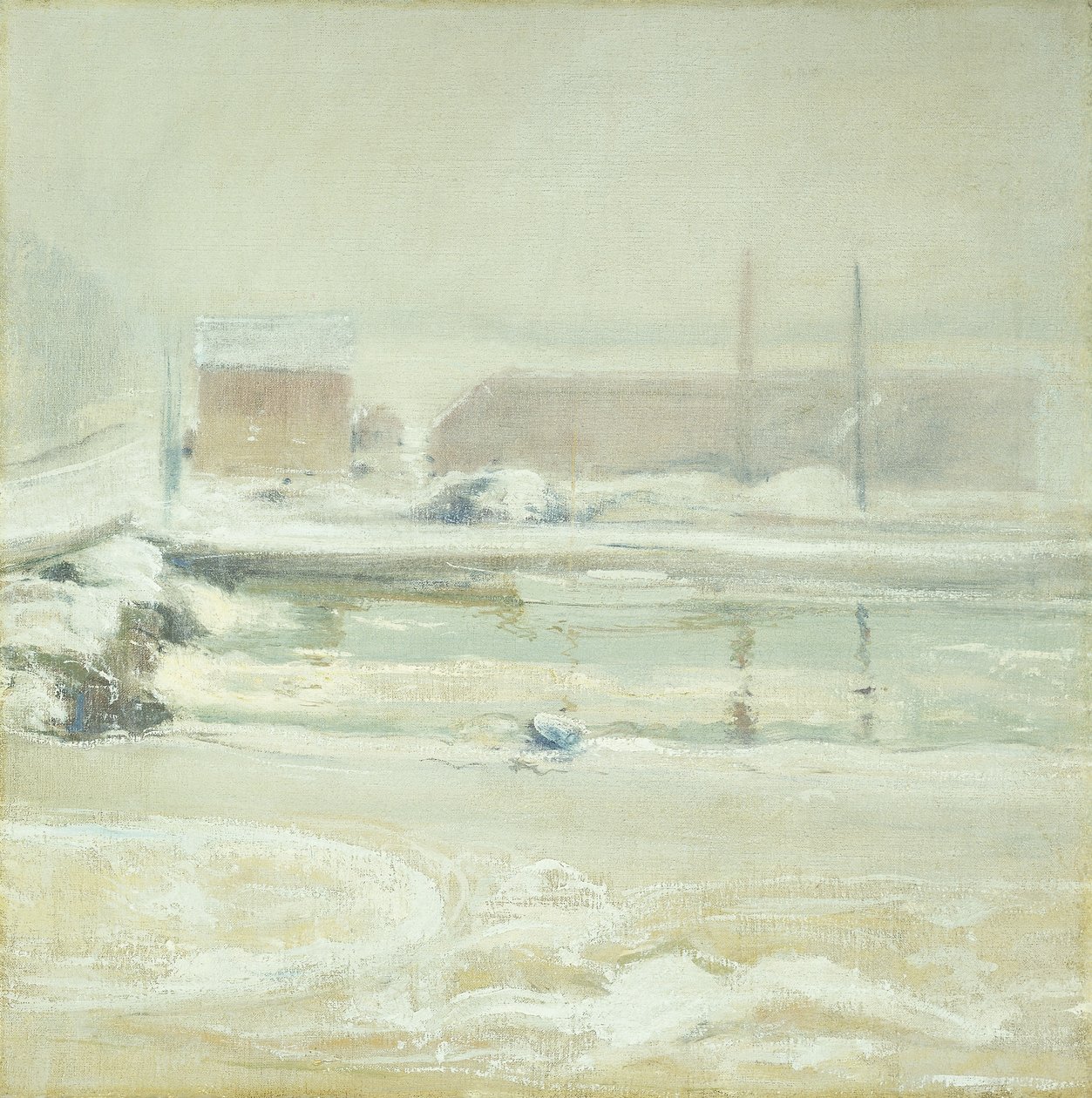 Scène fluviale à Cos Cob - John Henry Twachtman