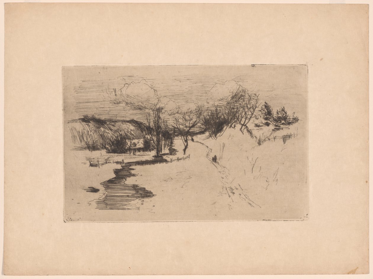 Paysage de neige - John Henry Twachtman