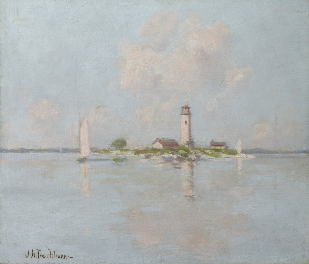 Le phare - John Henry Twachtman