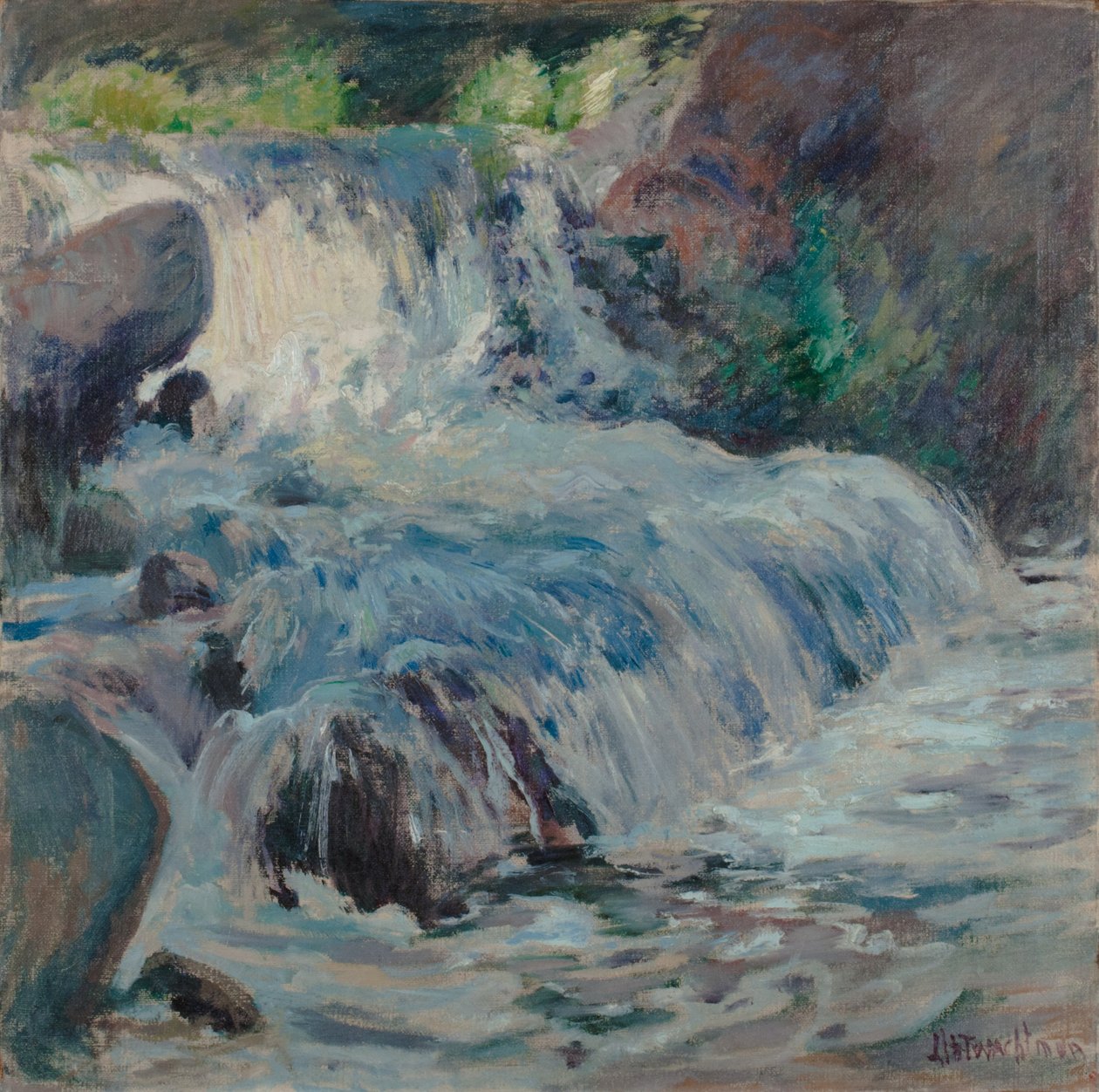 La Cascade - John Henry Twachtman