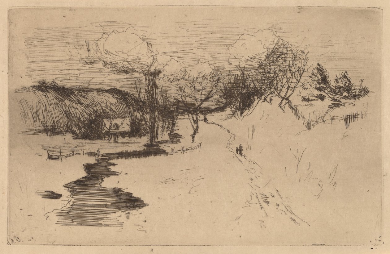 Hiver, Avondale - John Henry Twachtman