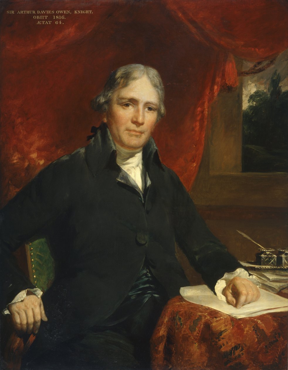 Sir Arthur Davies Owen, chevalier - John Hoppner