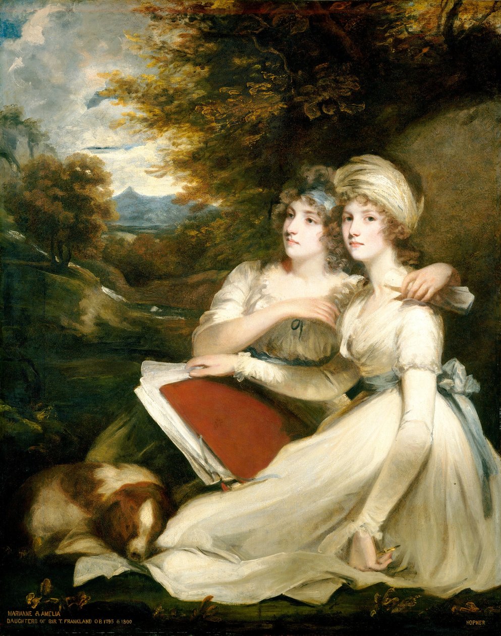 Les sœurs Frankland, 1795 - John Hoppner
