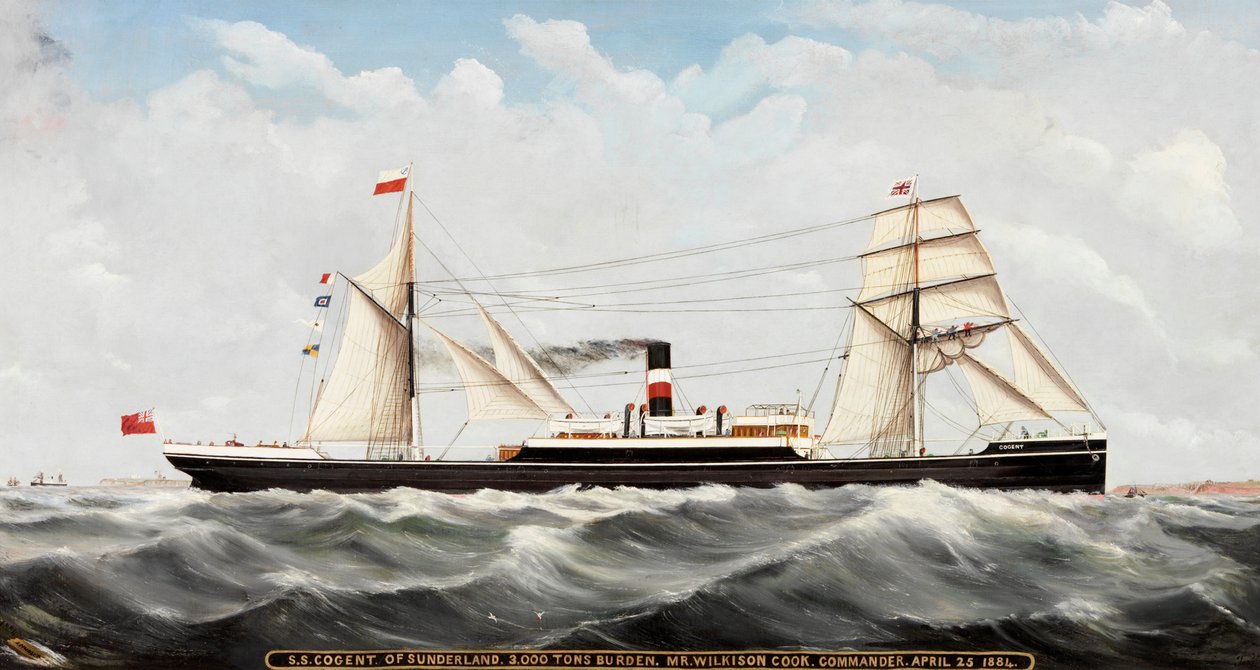 S.S. Cogent de Sunderland, 1884-85 - John Hudson