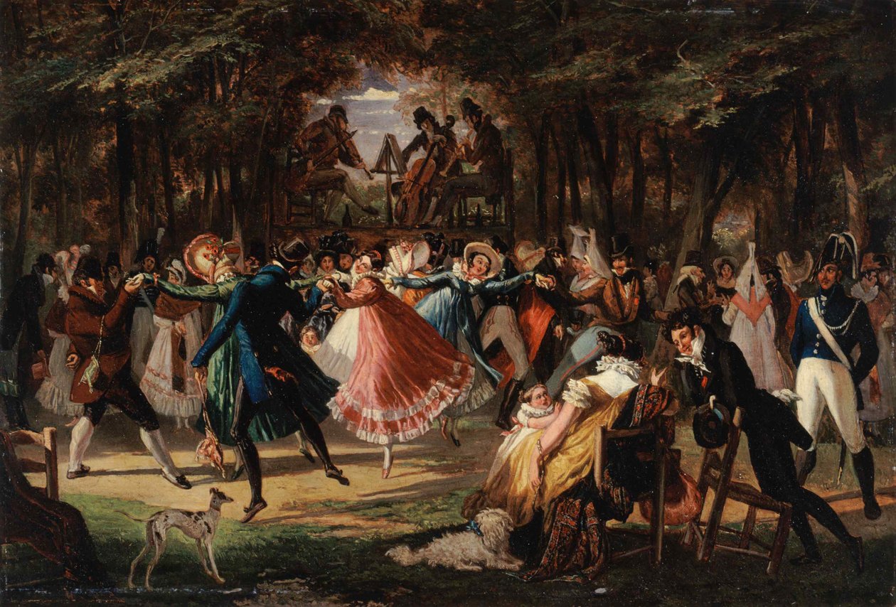 Bal public, 1818 - John James Chalon