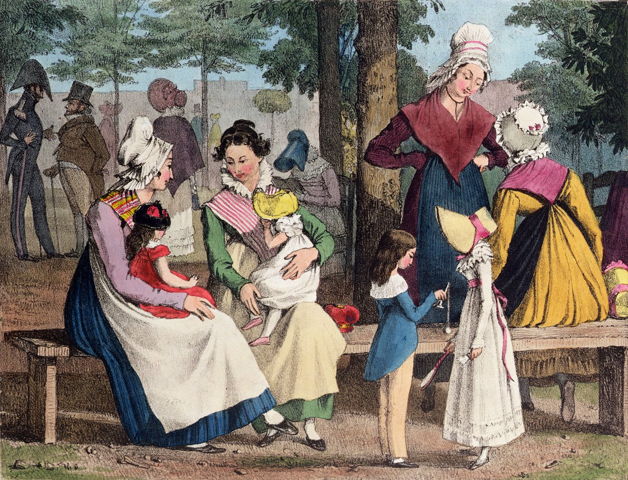 Les Nounous, 1820 - John James Chalon