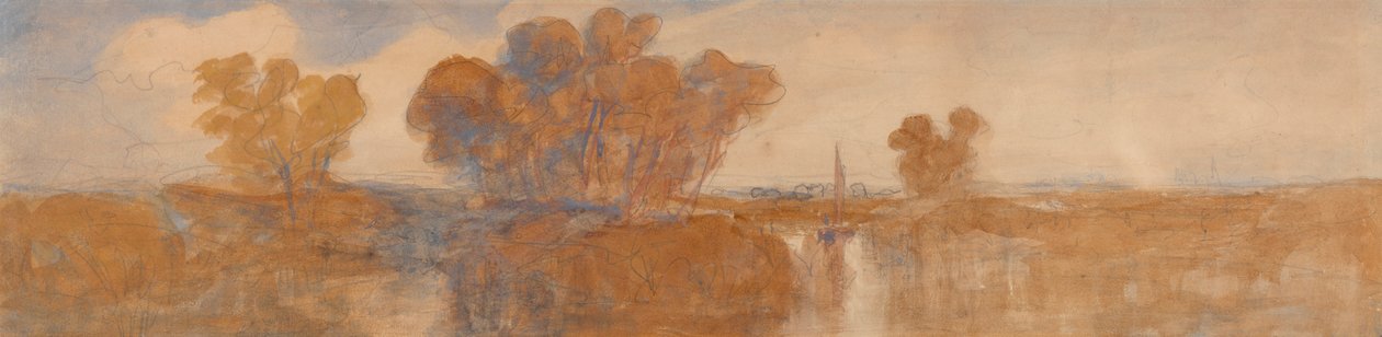 Vue Lointaine de Norwich - John Joseph Cotman