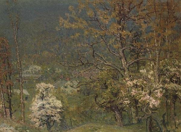 Colline en fleurs - John Joseph Enneking
