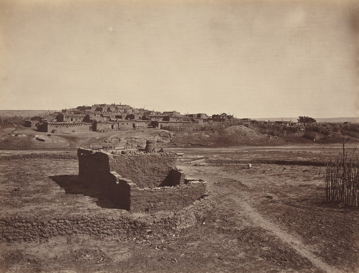 Zuni Pueblo, 1879 (photo) - John K. Hillers