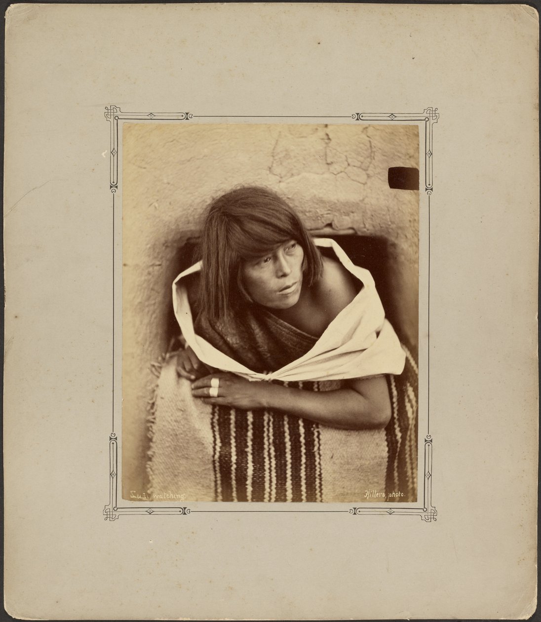 Zuni, en regardant. - John K. Hillers