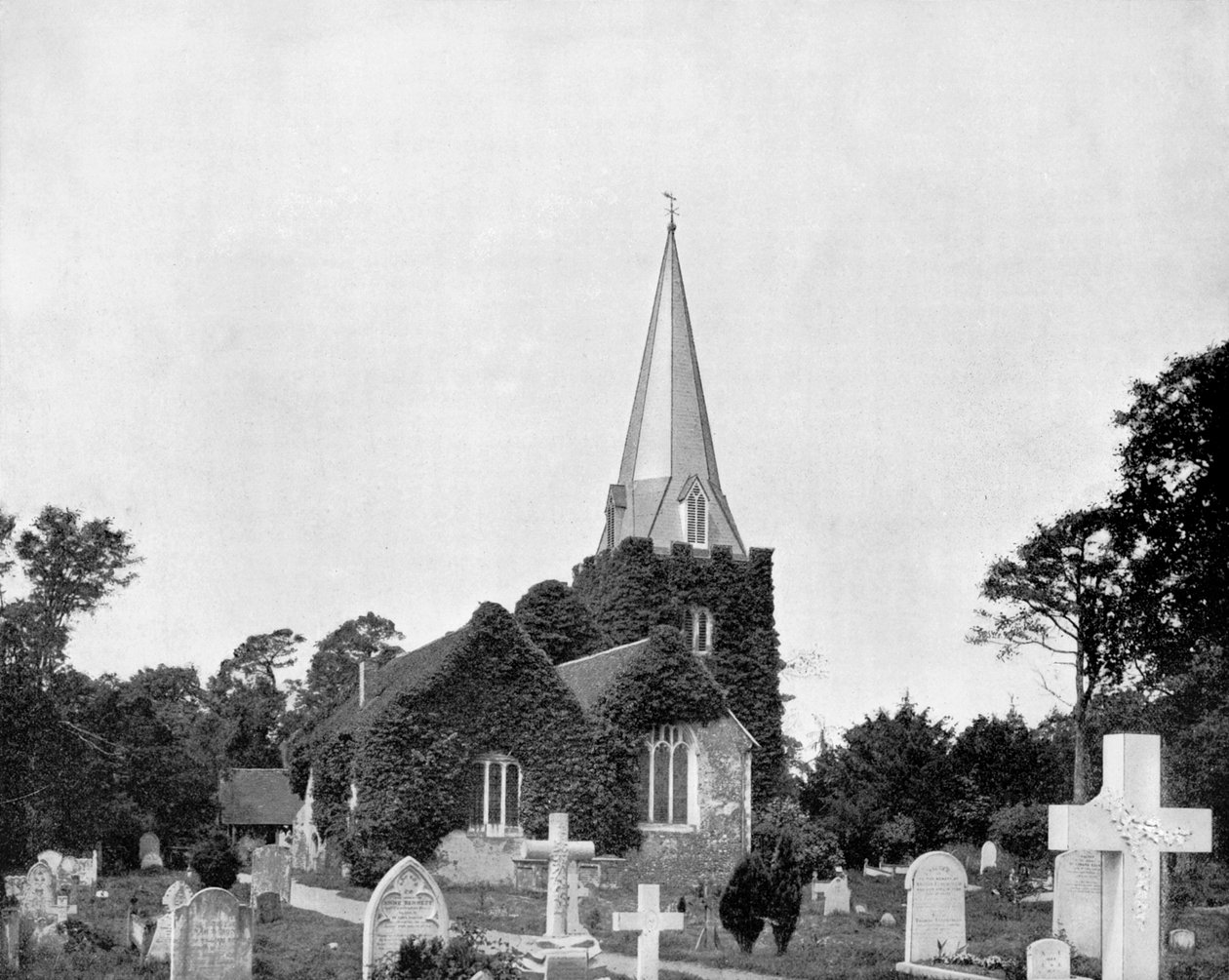 Cimetière de Stoke-Pogis, Angleterre, 1893 - John L. Stoddard