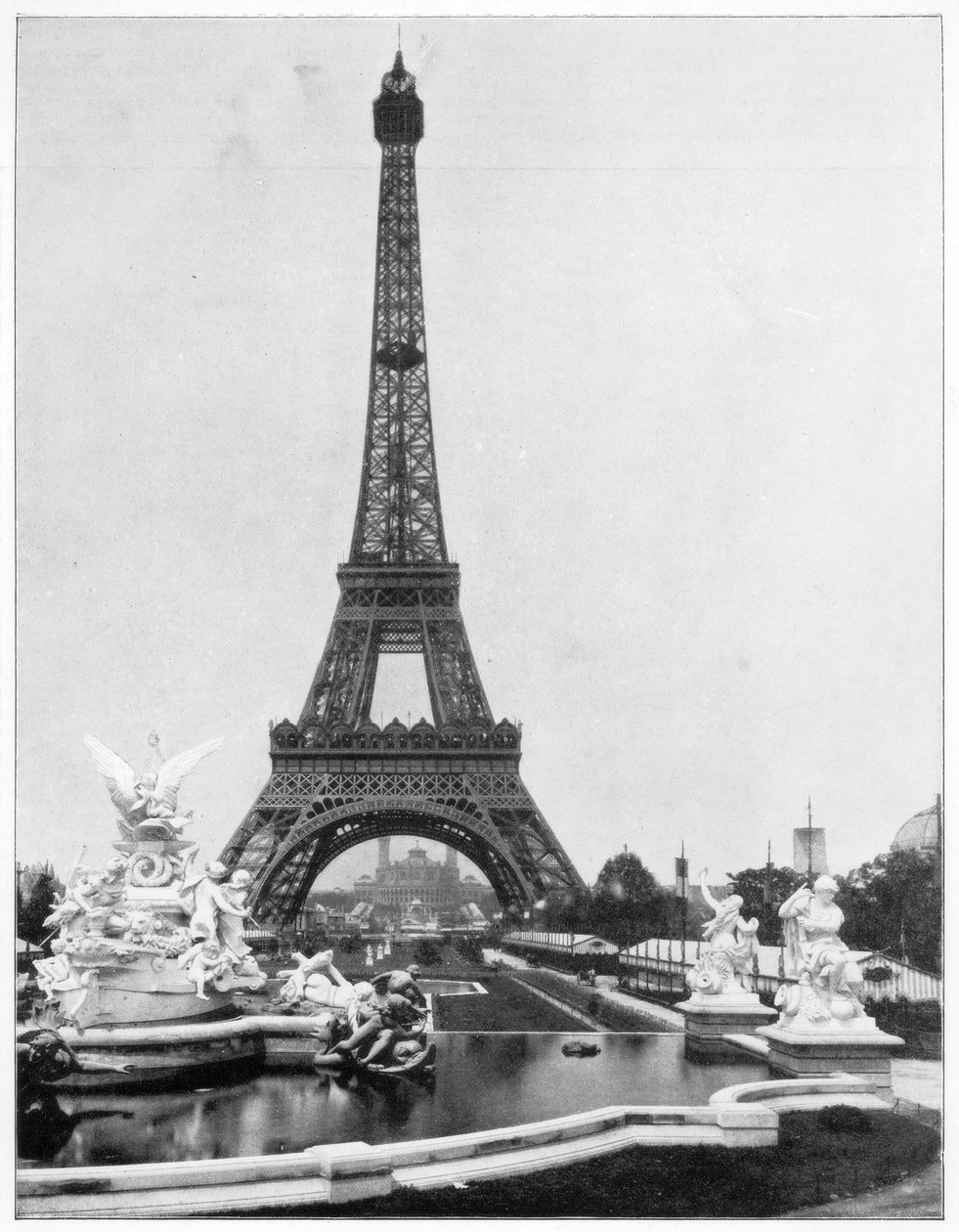 Tour Eiffel, Paris, fin du 19e siècle - John L. Stoddard