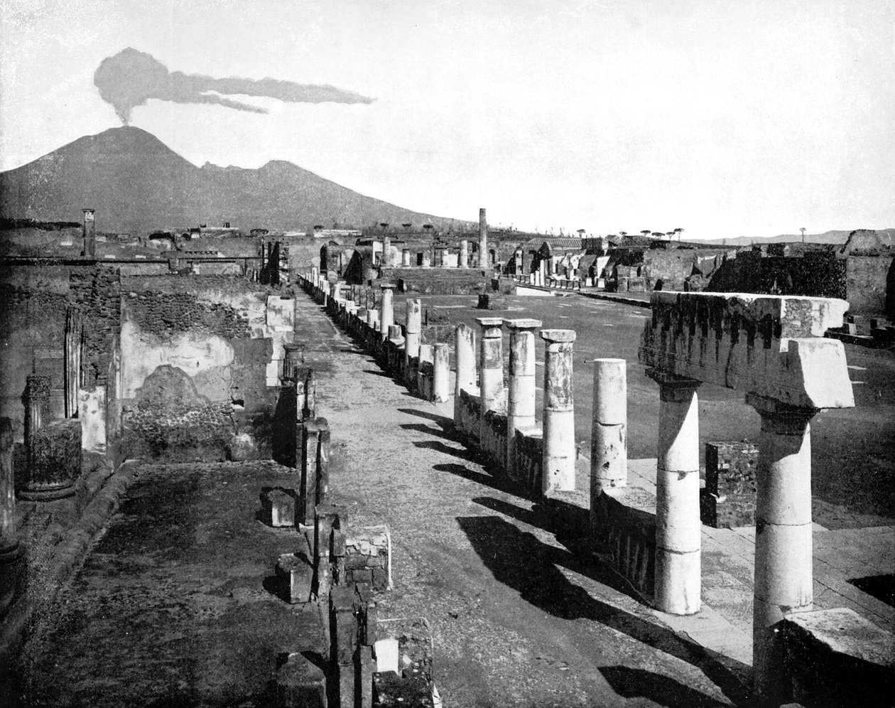 Le Forum, Pompéi, Italie, 1893 - John L. Stoddard