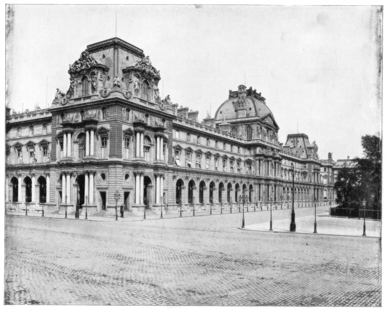 Le Louvre, Paris, fin du XIXe siècle - John L. Stoddard