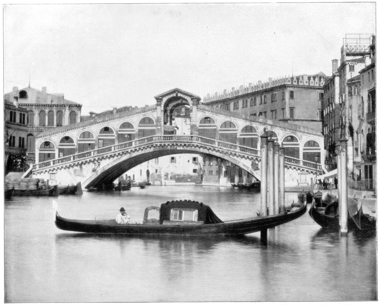 Le Rialto, Venise, fin du 19ème siècle - John L. Stoddard