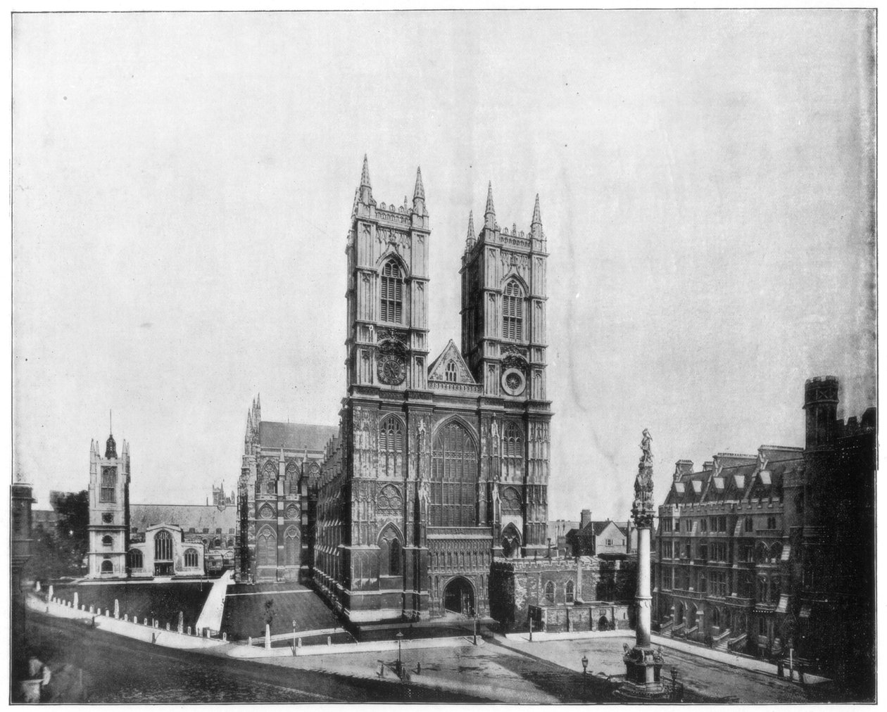Abbaye de Westminster, Londres, fin du 19e siècle - John L. Stoddard
