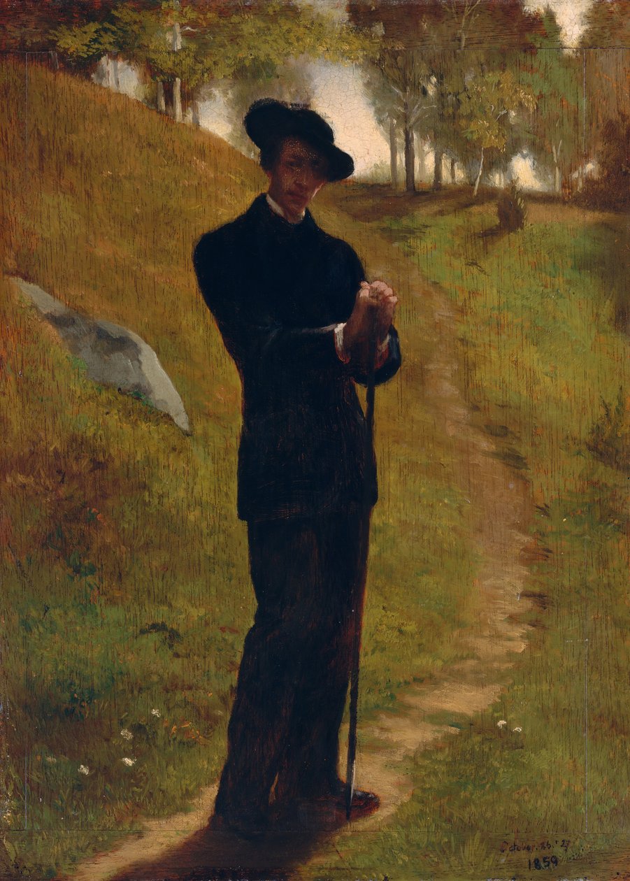 Portrait du peintre, 1859 - John La Farge