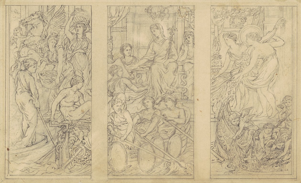Étude pour "Commerce" - John La Farge