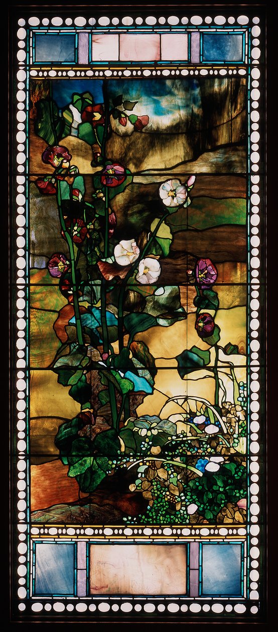Roses trémières - John La Farge or Lafarge