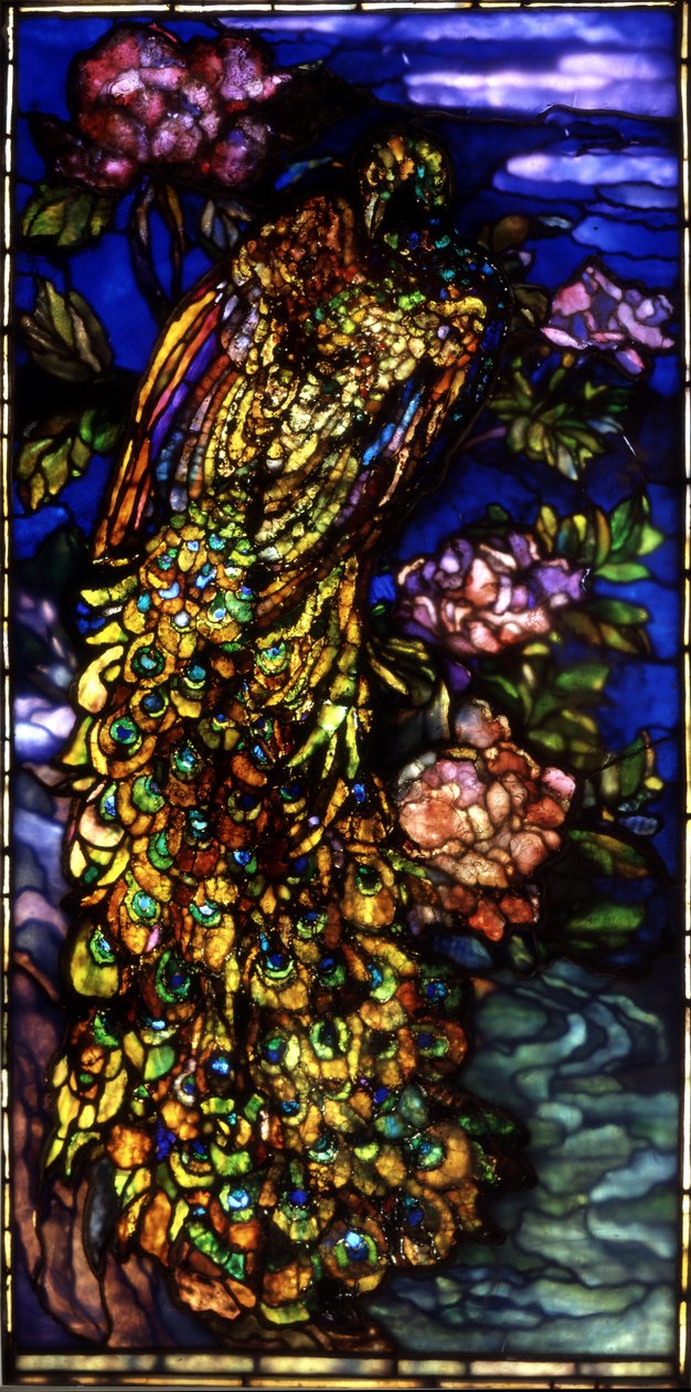 Fenêtre de paon - John La Farge or Lafarge