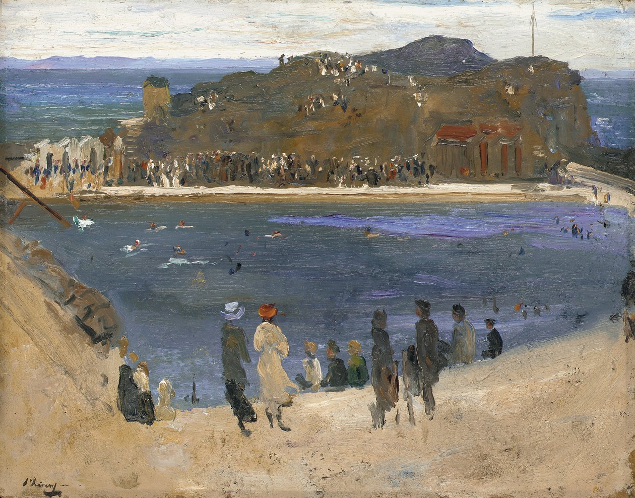 La Piscine de Bain, North Berwick - John Lavery