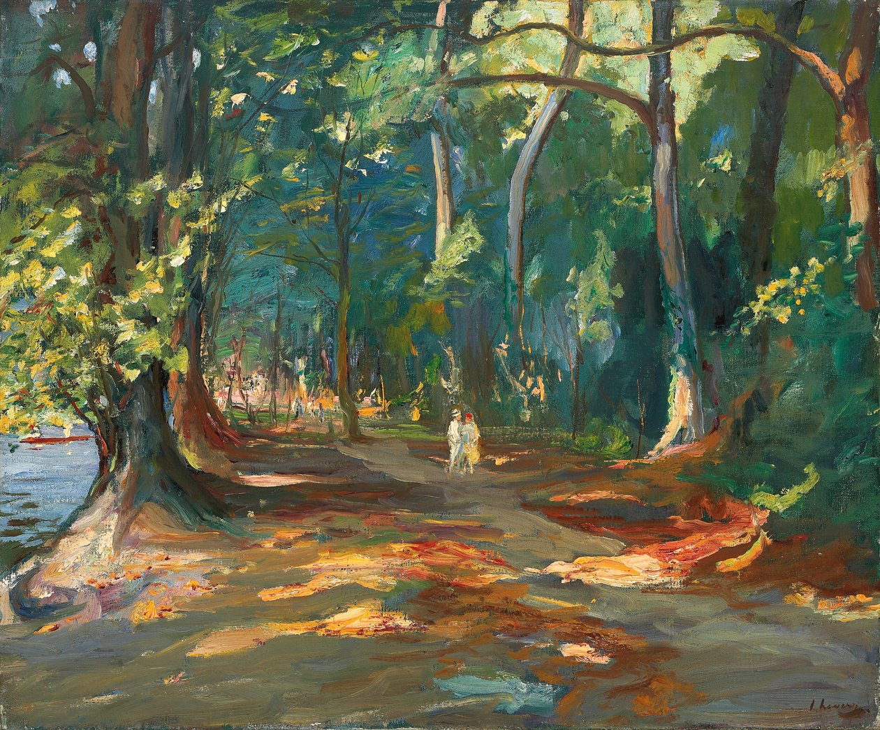 Le Chemin près de la rivière, Maidenhead - John Lavery