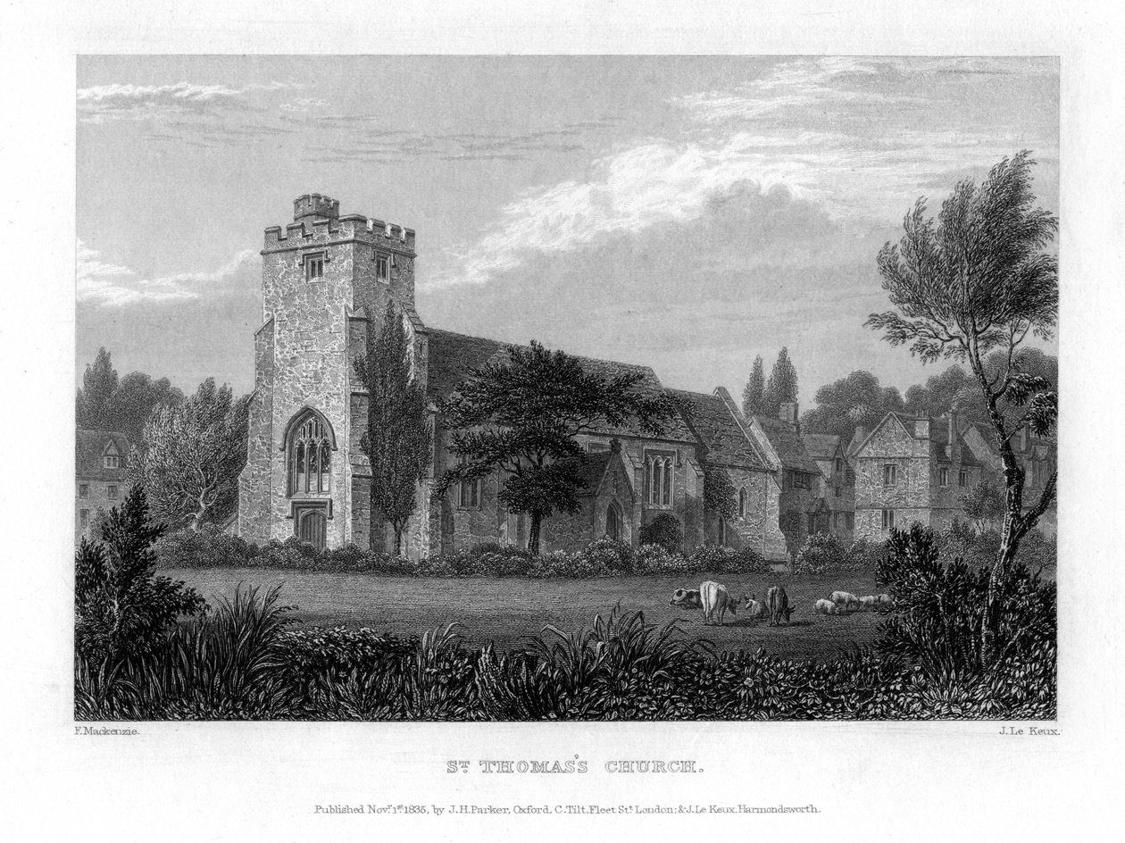 Église Saint-Thomas, Oxford, 1835 - John Le Keux