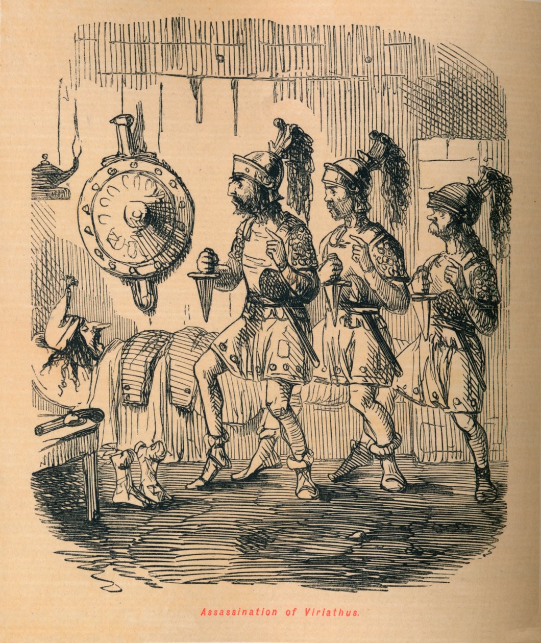 Assassinat de Viriathus, 1852 - John Leech