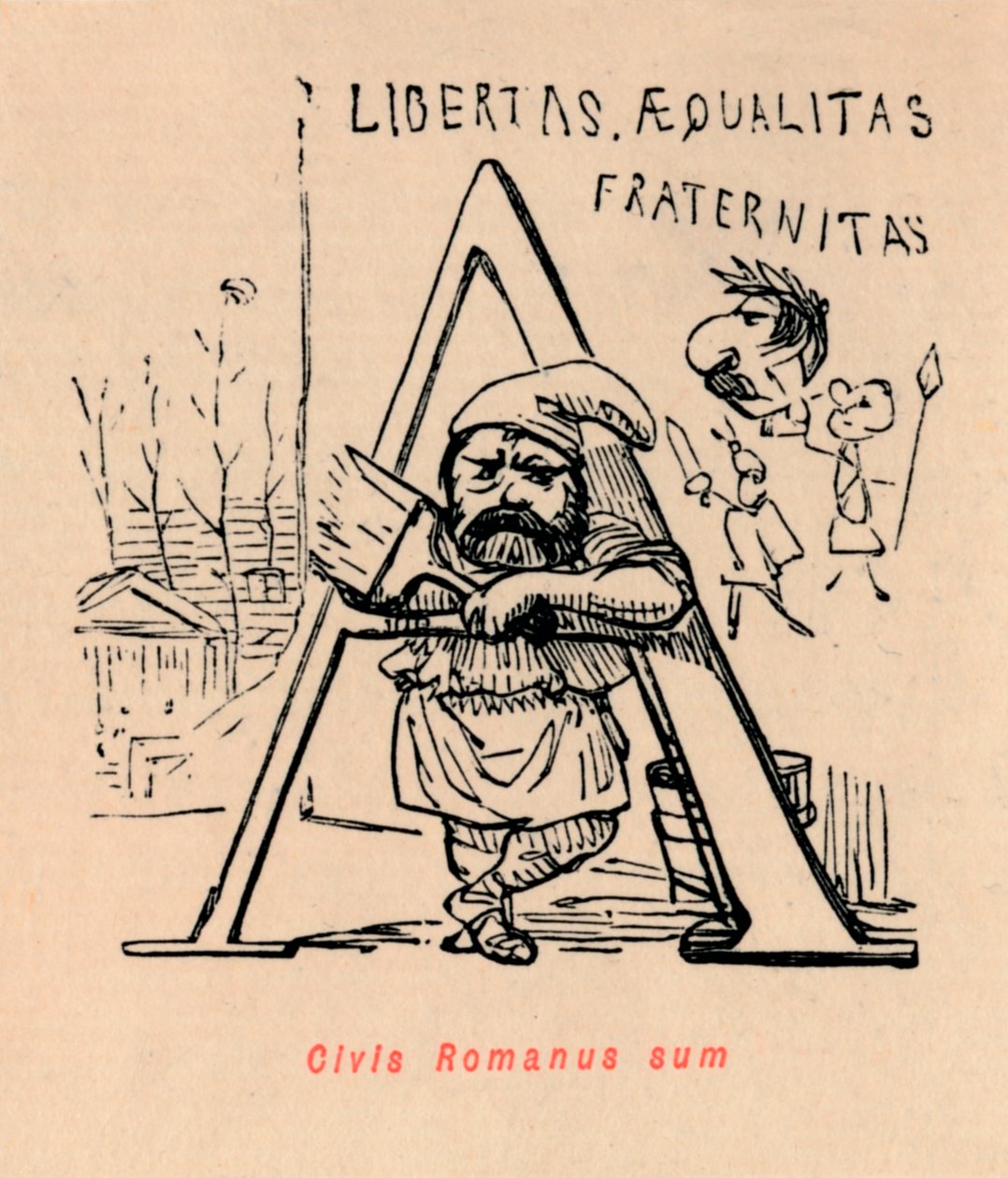 Civis Romanus sum, 1852 - John Leech
