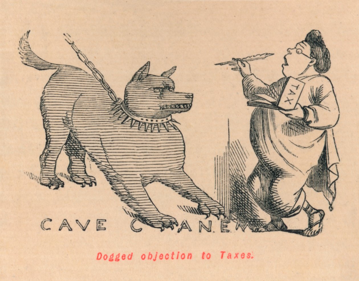 Objection obstinée aux taxes, 1852 - John Leech
