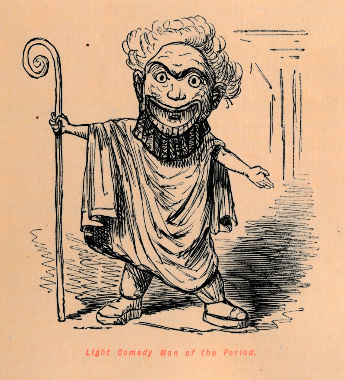 Homme de comédie légère de l