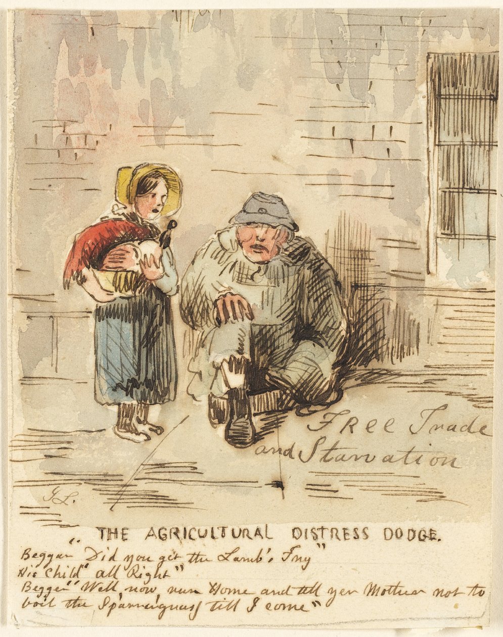 La détresse agricole - John Leech