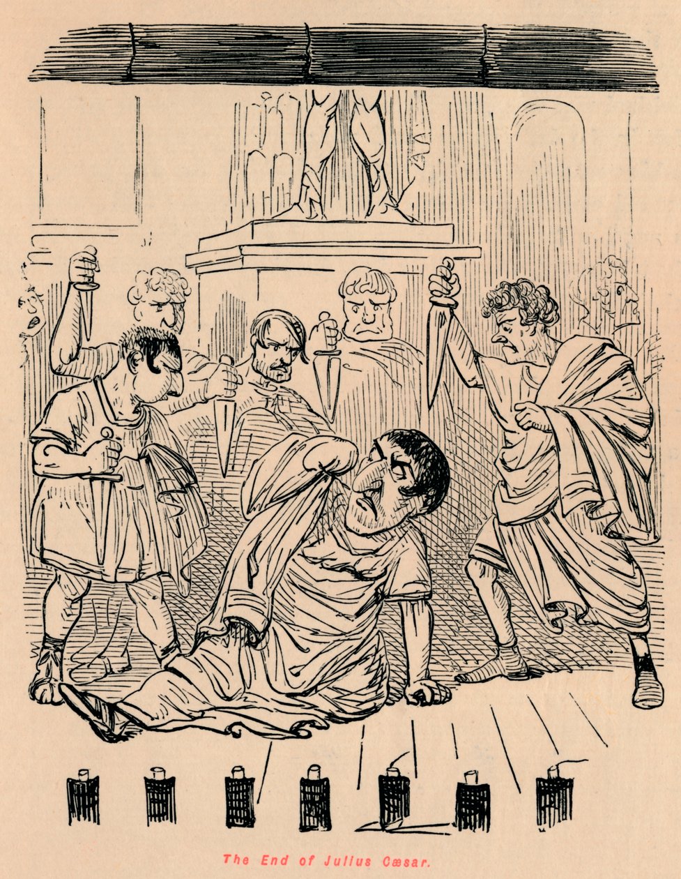 La Fin de Jules César, 1852 - John Leech