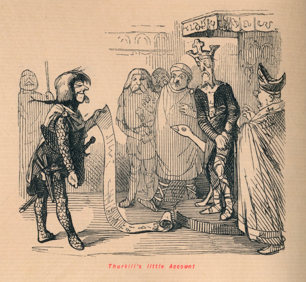 Le petit compte de Thurkills, vers 1860 - John Leech