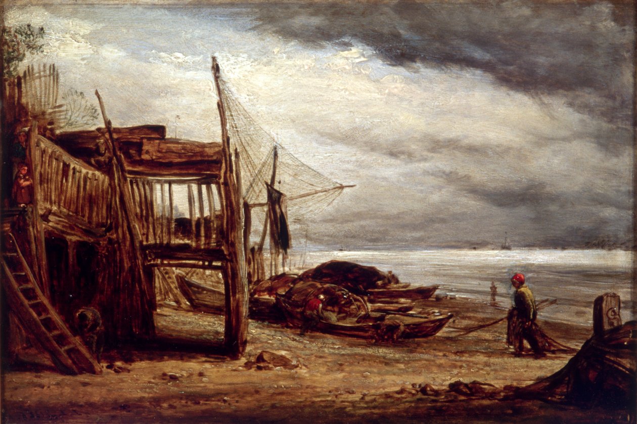Une scène côtière, 1860 - John Linnell