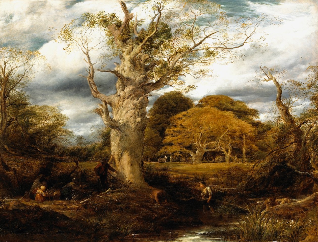 Scène boisée, 1844 - John Linnell