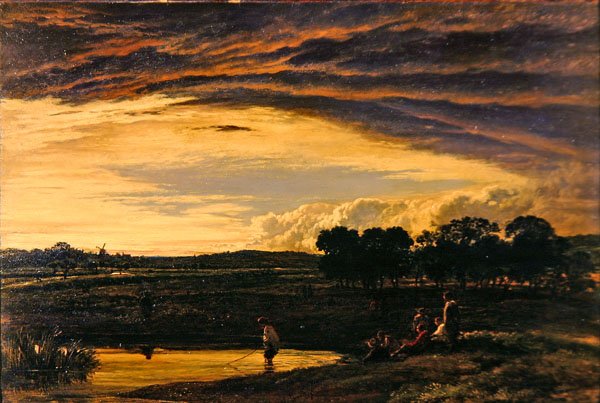 Soirée, tempête se dissipant - John Linnell