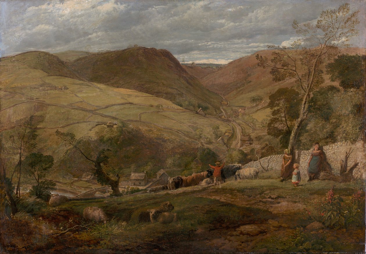 Hanson Toot, vue à Dovedale - John Linnell
