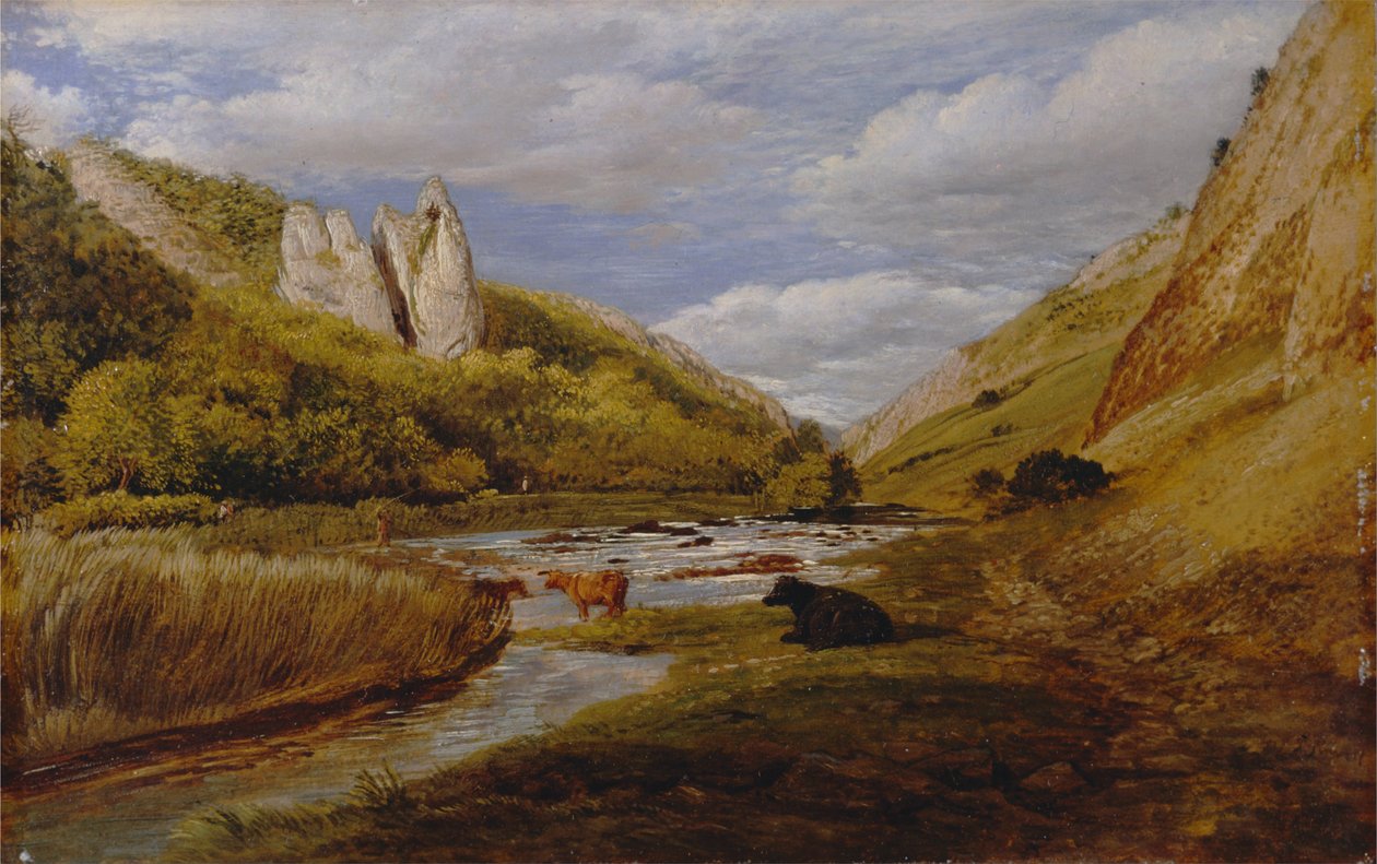 À Dovedale - John Linnell