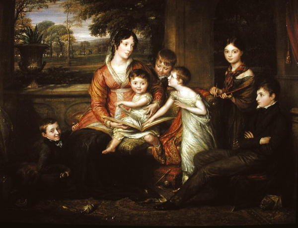 Lady Torrens et sa famille, 1820 - John Linnell
