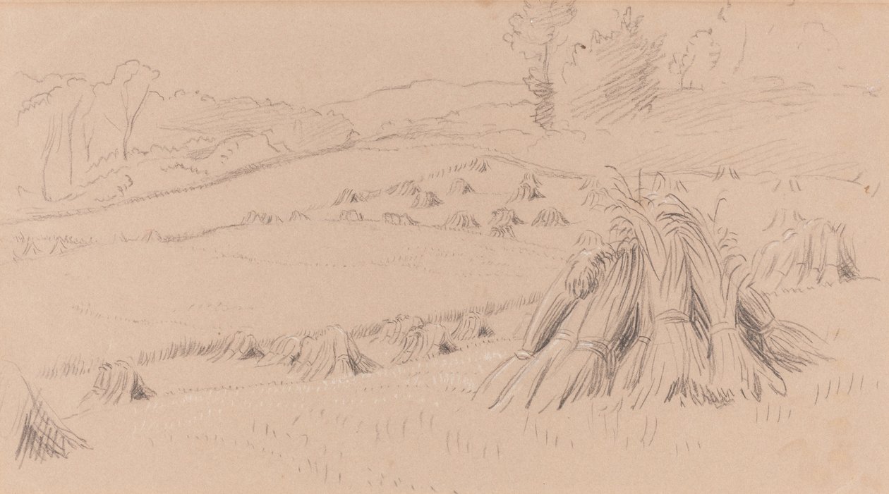 Le champ de moisson - John Linnell