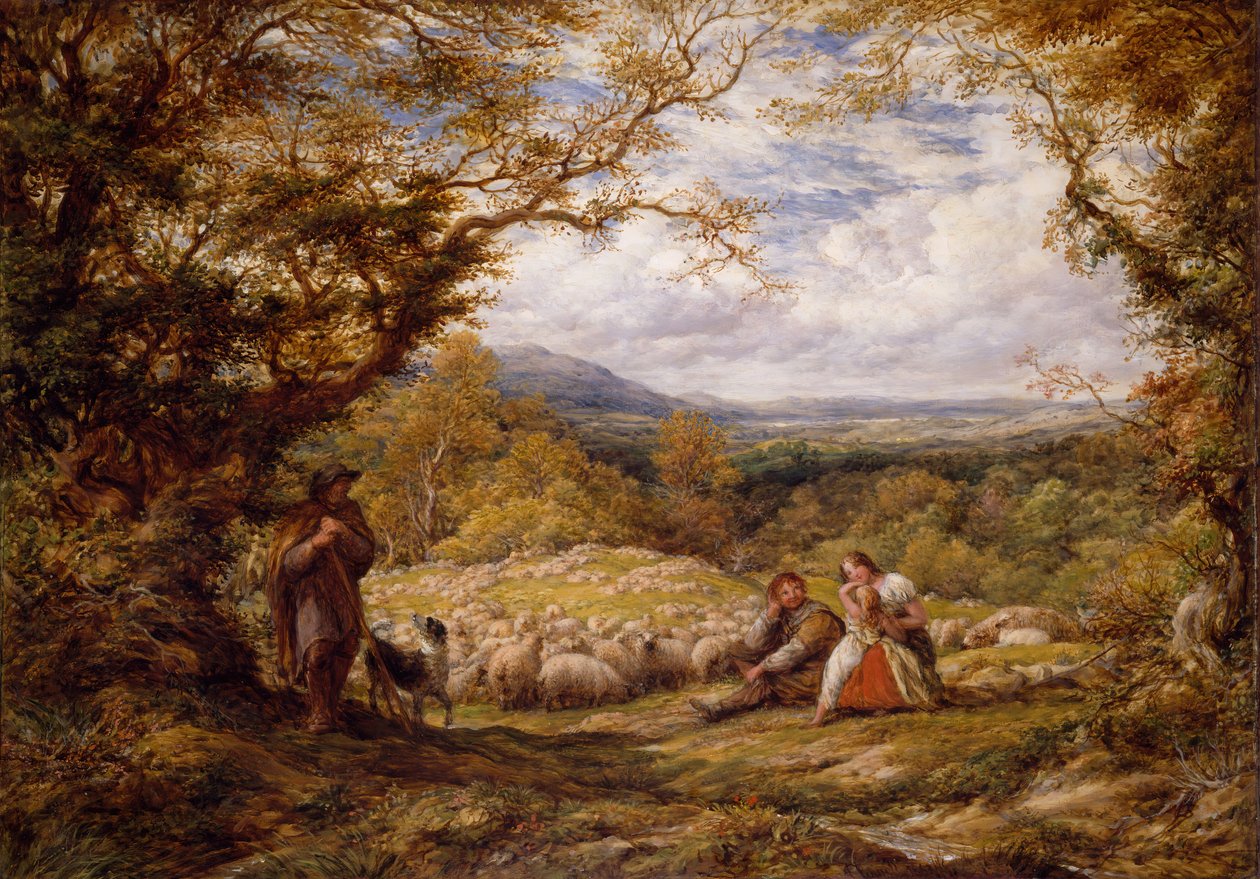 La Conduite des moutons - John Linnell