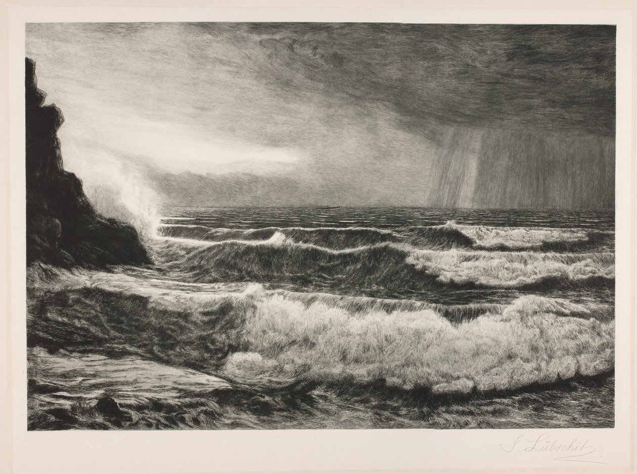 Vagues à Bornholm - John Lübschitz